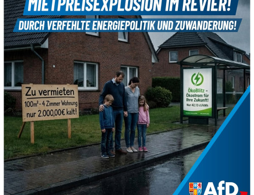 Mietpreisexplosion im Revier -Verfehlte Energiepolitik und Zuwanderung sind die größten Kostentreiber